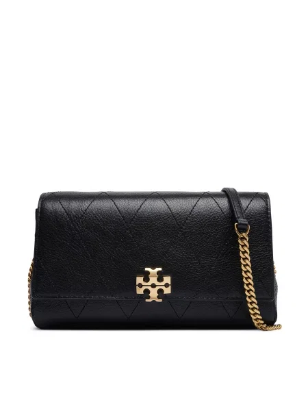 Matlasat colier Tory Burch negru