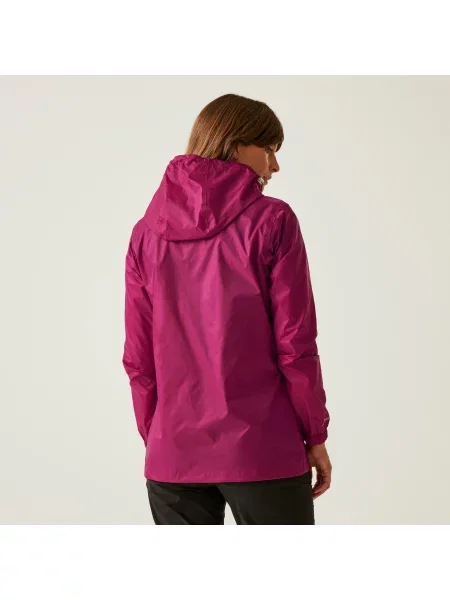 Kurtka trekkingowa Pack It Jacket III kieszonkowa przeciwdeszczowa różowa