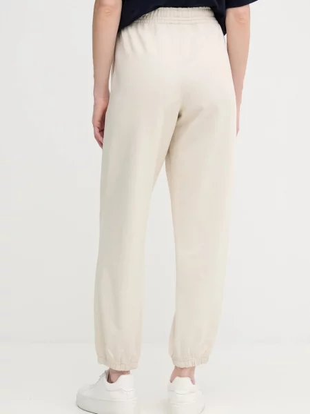 Legginsy Calvin Klein Jeans beżowe
