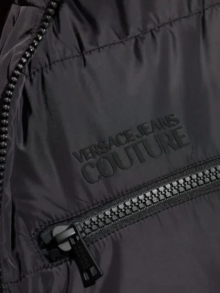 Vestă denim Versace Jeans Couture negru