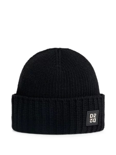 Căciulă Dsquared2 tricotate negru