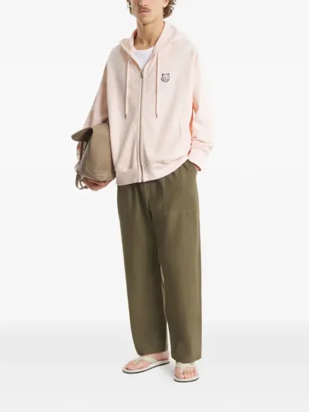 Hanorac cu glugă Maison Kitsune roz