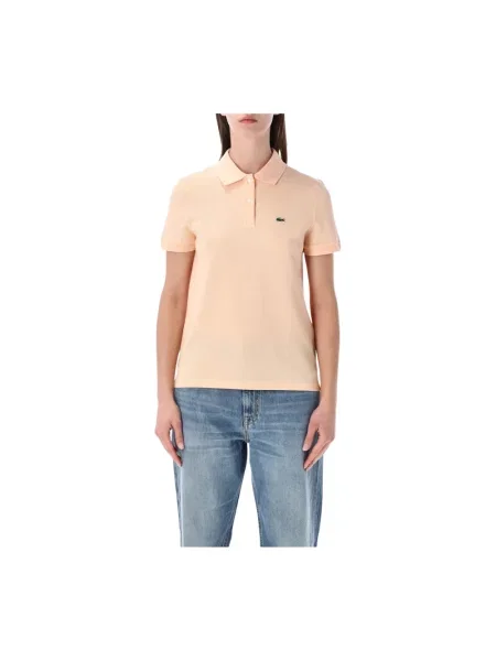 Koszulka polo Lacoste różowa