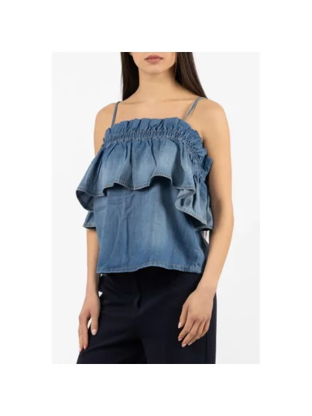 Top Pinko niebieski