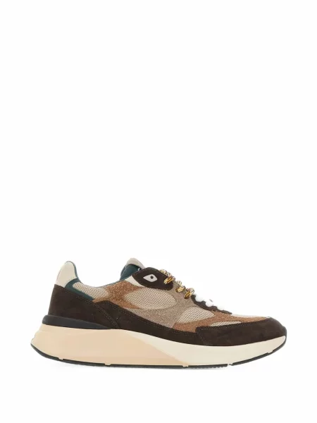 Sneakerși D.a.t.e. din piele de căprioară maro