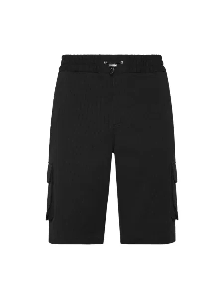 Szorty cargo Philipp Plein czarne