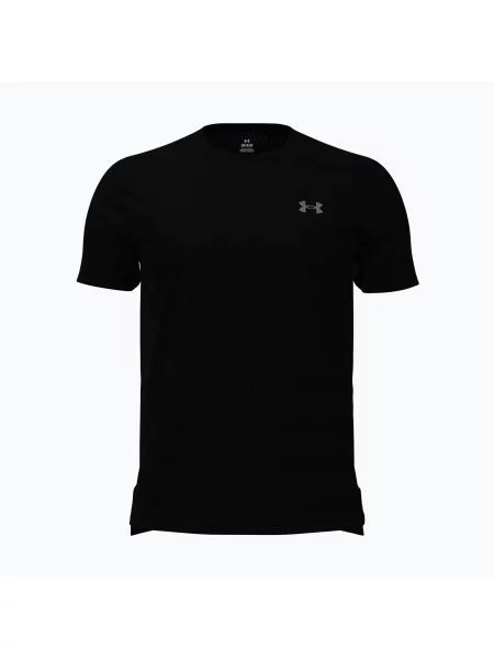 Tricou de alergare pentru bărbați Under Armour Velociti black/black/metallic silver negru