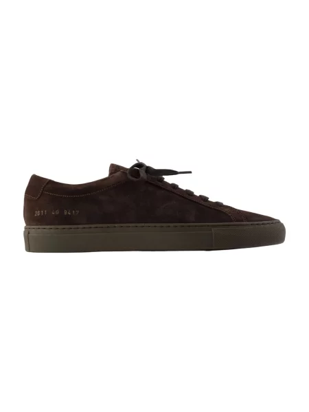 Sneakersy Common Projects zamszowe brązowe