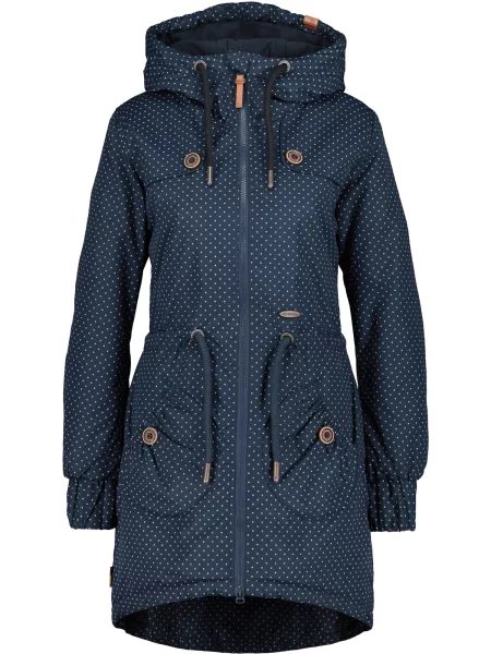 Alife & kickin Zimní parka CHARLOTTE AK marine modrá