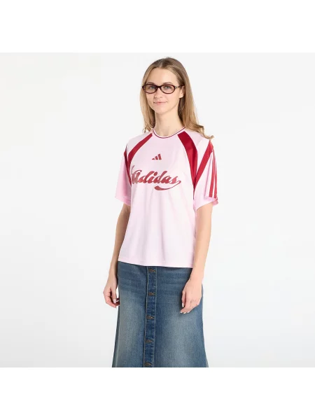 Tricou adidas W Her Tee Clear Pink/ Actmar XS roz