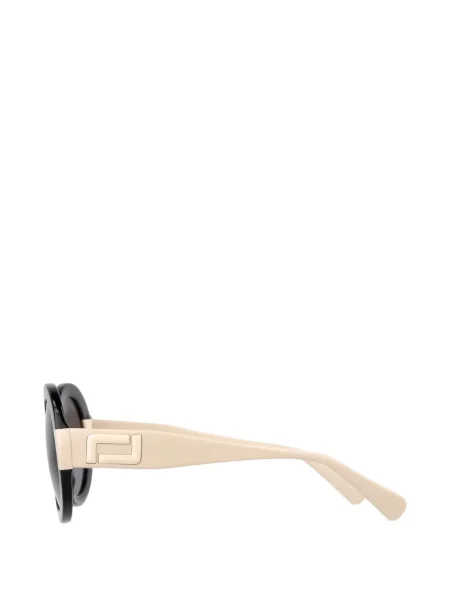 Ochelari de soare rotunzi Lancel negru