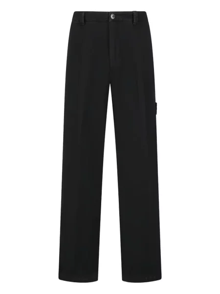 Pantaloni Stone Island cu strasuri negru