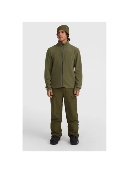 Polar z pełnym zamkiem błyskawicznym O'Neill Jack'S Polartec zielona