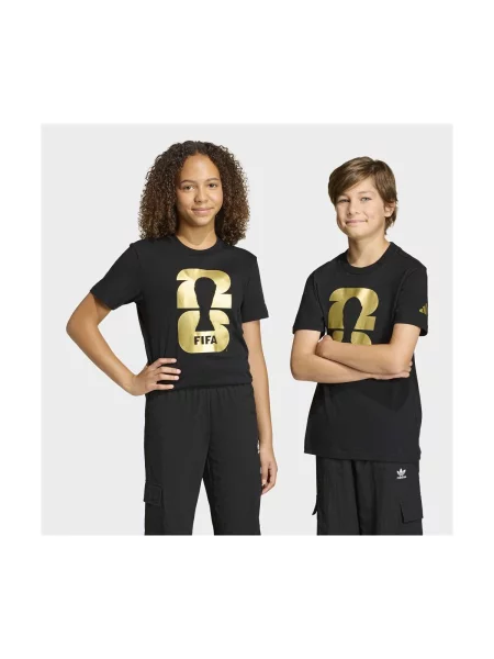 Tricou copii Adidas negru