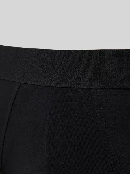 Slipy z elastycznym pasem Bread & Boxers czarne