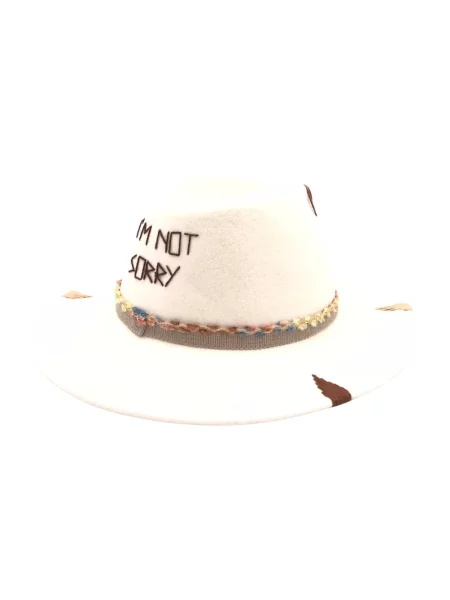 Kapelusz The Hat Gang klasyczny biały