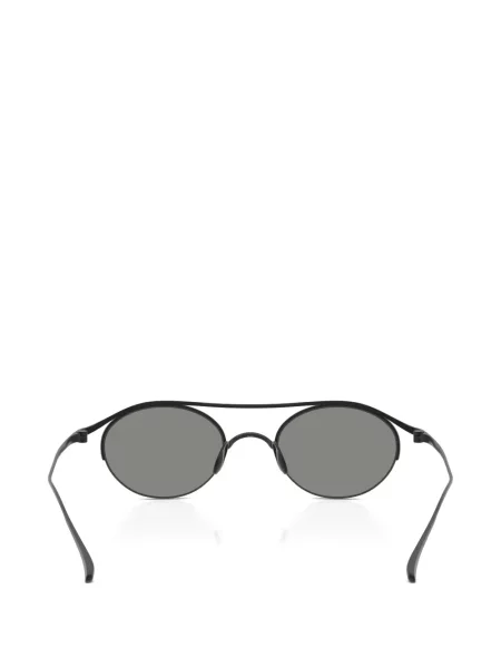 Ochelari de soare rotunzi Giorgio Armani negru