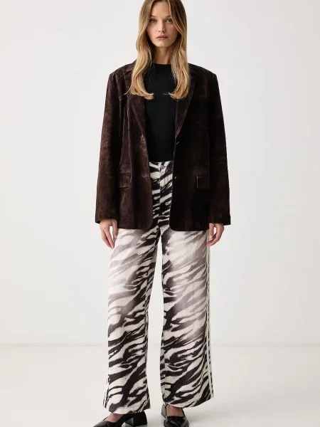 Adidas Originals джинси wide leg Adilenium Season 6 Zebra Wide Leg
