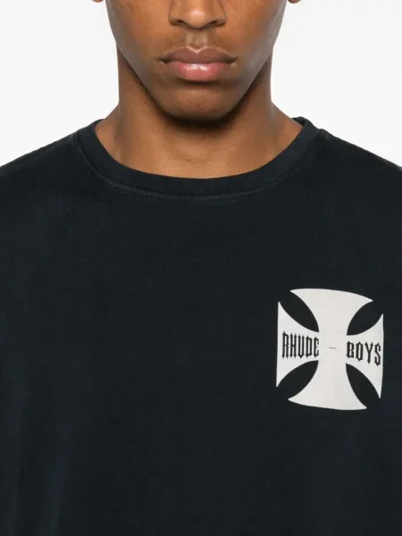 Тениска Rhude черно