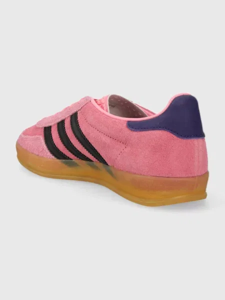 Semišové tenisky adidas Originals Gazelle Indoor růžové