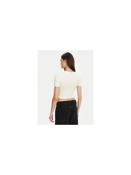 Guess Marškinėliai Slim Fit balta