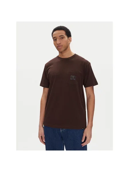 DC T-Shirt Heritage Fit καφέ