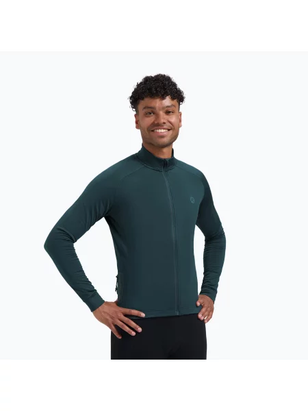 Férfi kerékpáros hosszú ujjú póló Rogelli Essential II blue. Méret: M kék