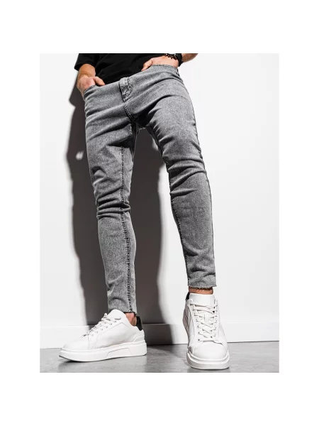 Textil Ombre džínové kalhoty Irm šedá