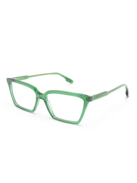 Raštuotos kvadratiniai akiniai nuo saulės Victoria Beckham Eyewear žalia