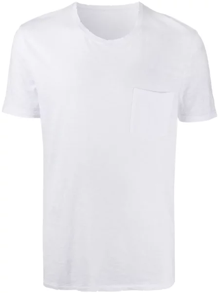 Tricou Zadig&voltaire zdrențuiți alb
