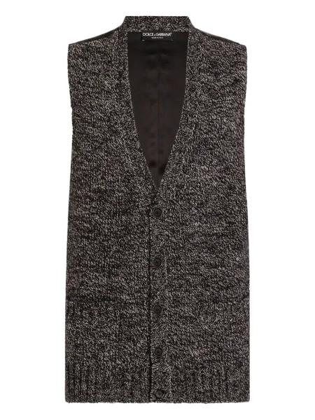 Vestă Dolce & Gabbana tricotate negru