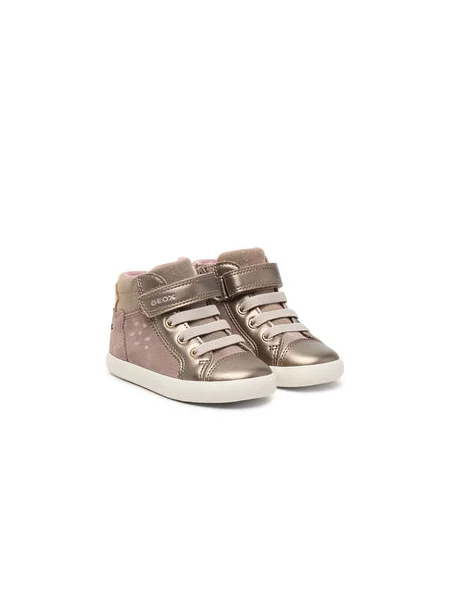 Sneakersy Geox B Gisli Girl M Tmavo béžová
