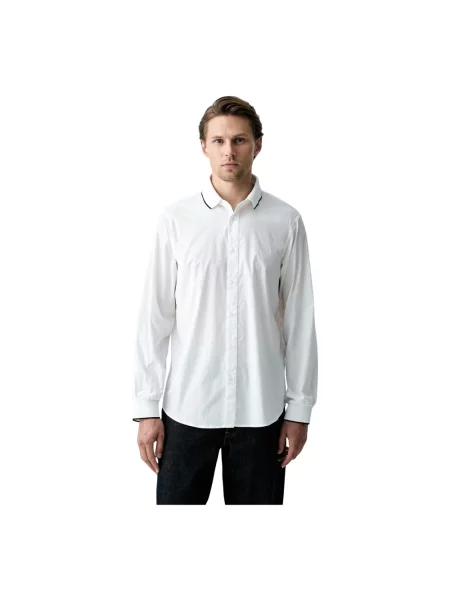Koszula Armani Exchange z logo biała