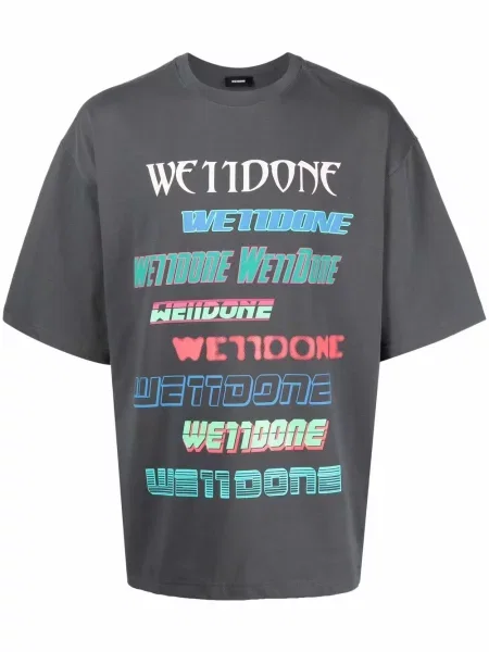 Tricou We11done cu imagine gri