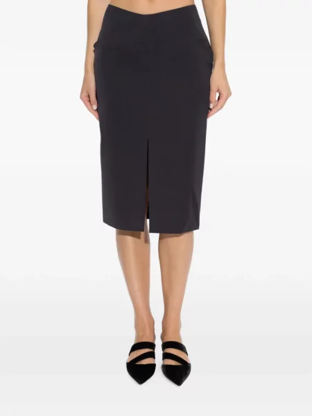 Fustă midi Balmain negru