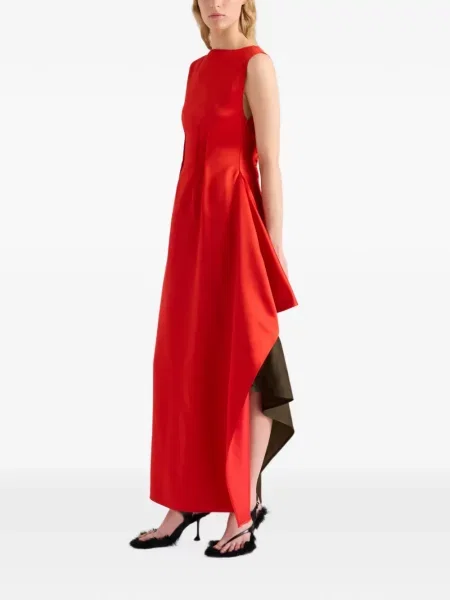 Rochie Proenza Schouler din satin roșu