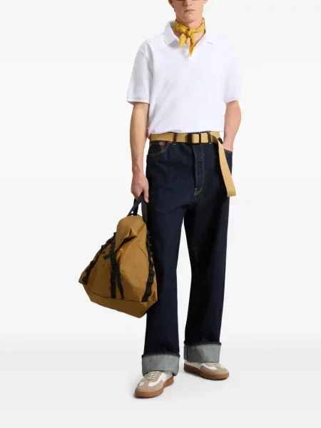 Polo Woolrich clasic alb