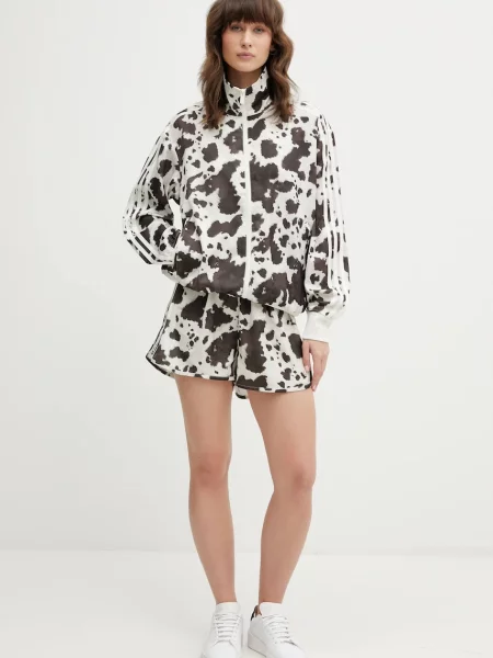 Adidas Originals bluza wzorzysta brązowy