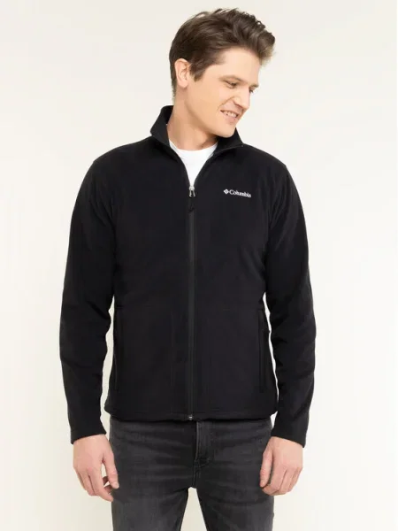 Fleece kabát Columbia fekete
