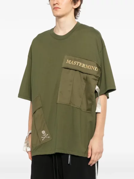Tričko Mastermind World s výšivkou zelené
