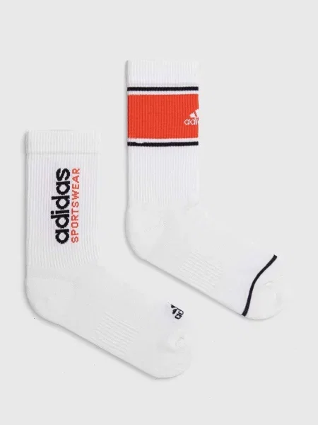 Чорапи adidas 2 чифта бяло