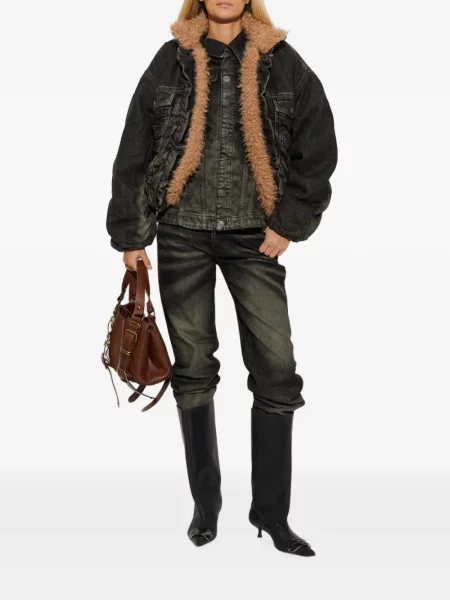 Blugi drepți Diesel negru
