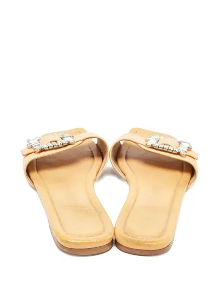 Kožené sandály Stuart Weitzman oranžové