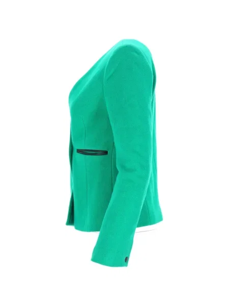 Sacou Sandro cu două rânduri de nasturi verde