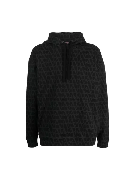 Bluza z kapturem Valentino Garavani z kapturem czarna