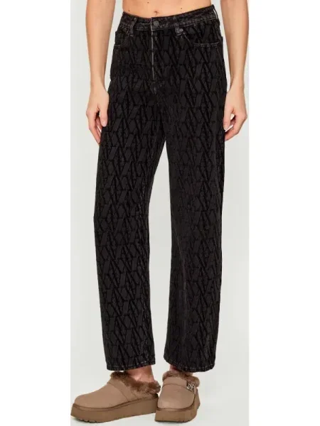 Armani Exchange Blugi | Relaxed fit negru