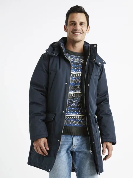 Parka Celio modra