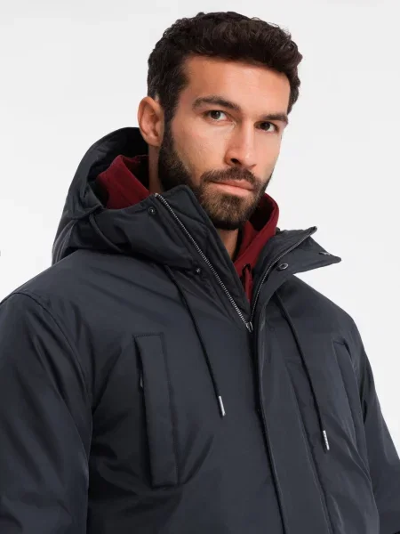 Parka Ombre čierna