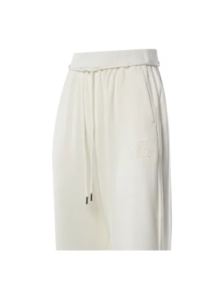 Spodnie dresowe Max Mara białe