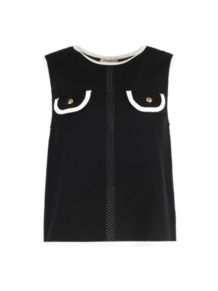 Top Elisabetta Franchi czarny